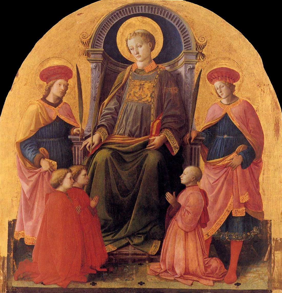 San Lorenzo in trono con santi e donatori - Metropolitan Museum of Art, New York